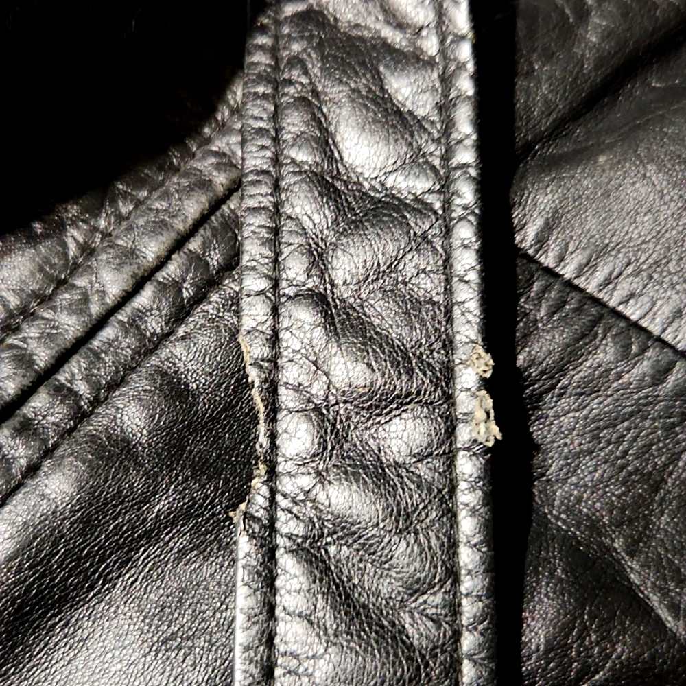 Vintage Jacqueline Ferrar Black Genuine Lambskin Coat Size Small - Picture 12 of 15